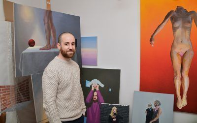 NACHO VERGARA: “Mi pintura nace de que yo estoy vivo, de que yo soy”.