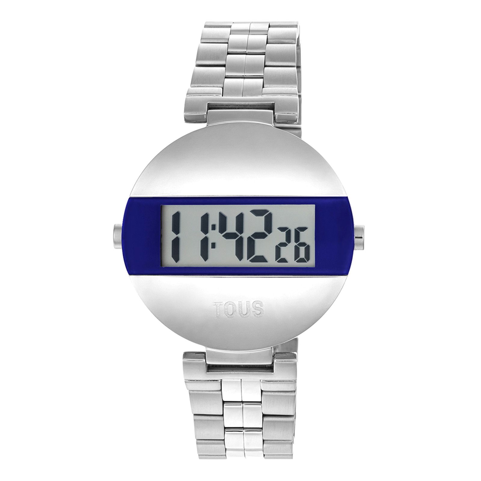 RELOJ ACERO DIGITAL BRAZALETE