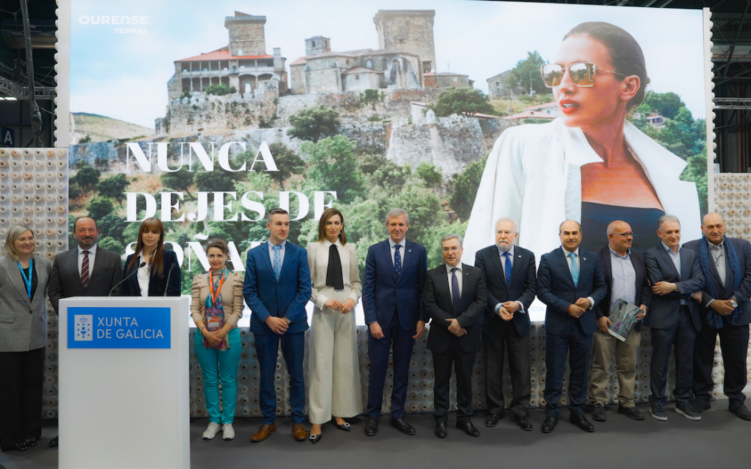 FITUR 2024 Presenta la Campaña «Nunca Dejes de Soñar» con D. Alfonso Rueda, D. Luis Menor y la Modelo Nieves Álvarez como Embajadora