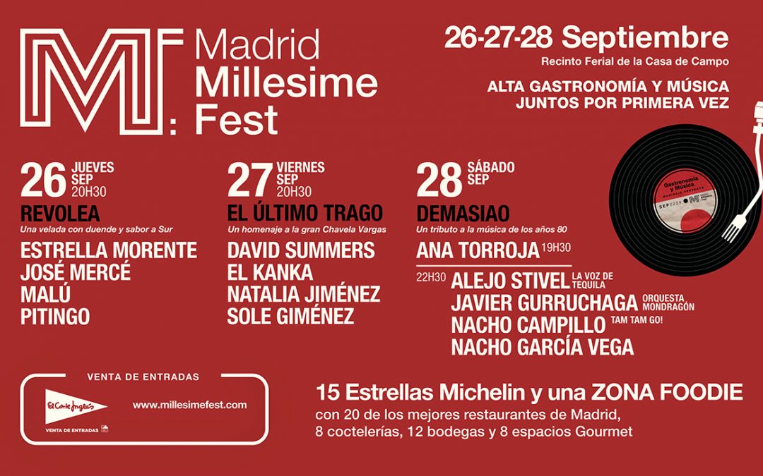 MILLESIME FEST, la cita que une alta gastronomía y música regresa a la capital bajo un concepto único