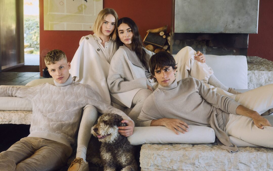 La nueva campaña de Falconeri celebra la belleza del cashmere