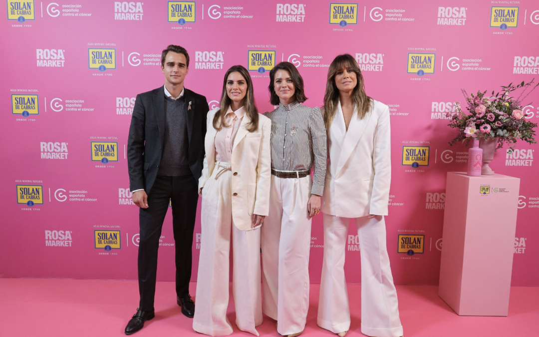 Solán de Cabras y la Asociación Española Contra el Cáncer inauguran ROSA MARKET, el mercado solidario para apoyar la lucha contra el cáncer de mama