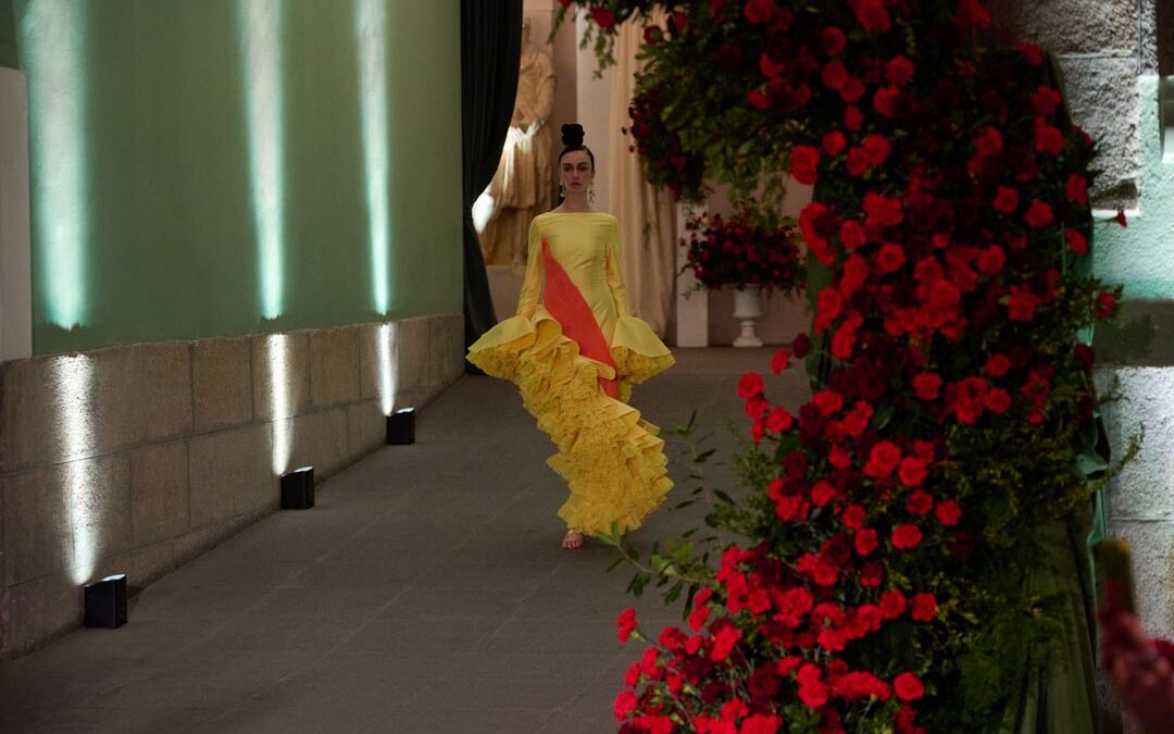 JUANA MARTÍN convierte la Real Academia de San Fernando en una pasarela de arte y flamenco