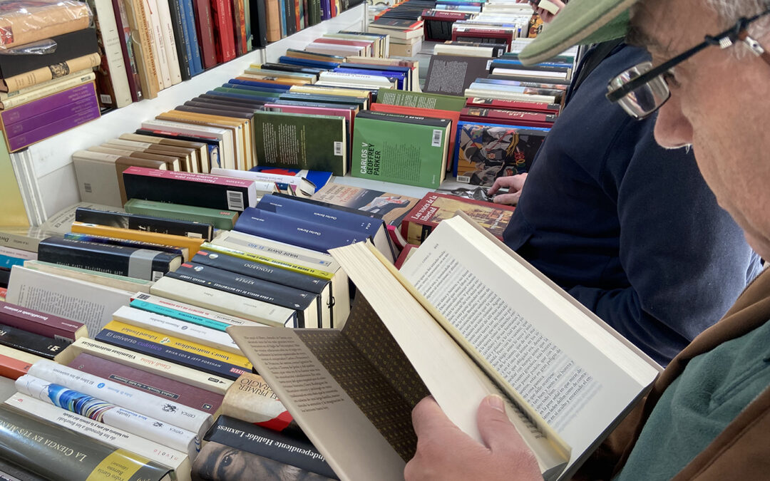 La ASOCIACIÓN DE LIBREROS DE LANCE DE MADRID presenta el cartel de la 48ª Feria del Libro Antiguo y de Ocasión de Madrid, que este año cuenta con dos versiones